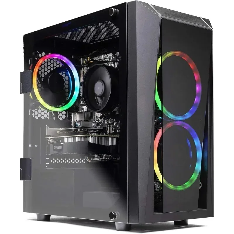 HOME-Azure Gaming PC Desktop - Core i3 10105F 37 GHz, NVIDIA GTX 1650, 500GB NVME SSD, 16GB DDR4 RAM 3200 camping