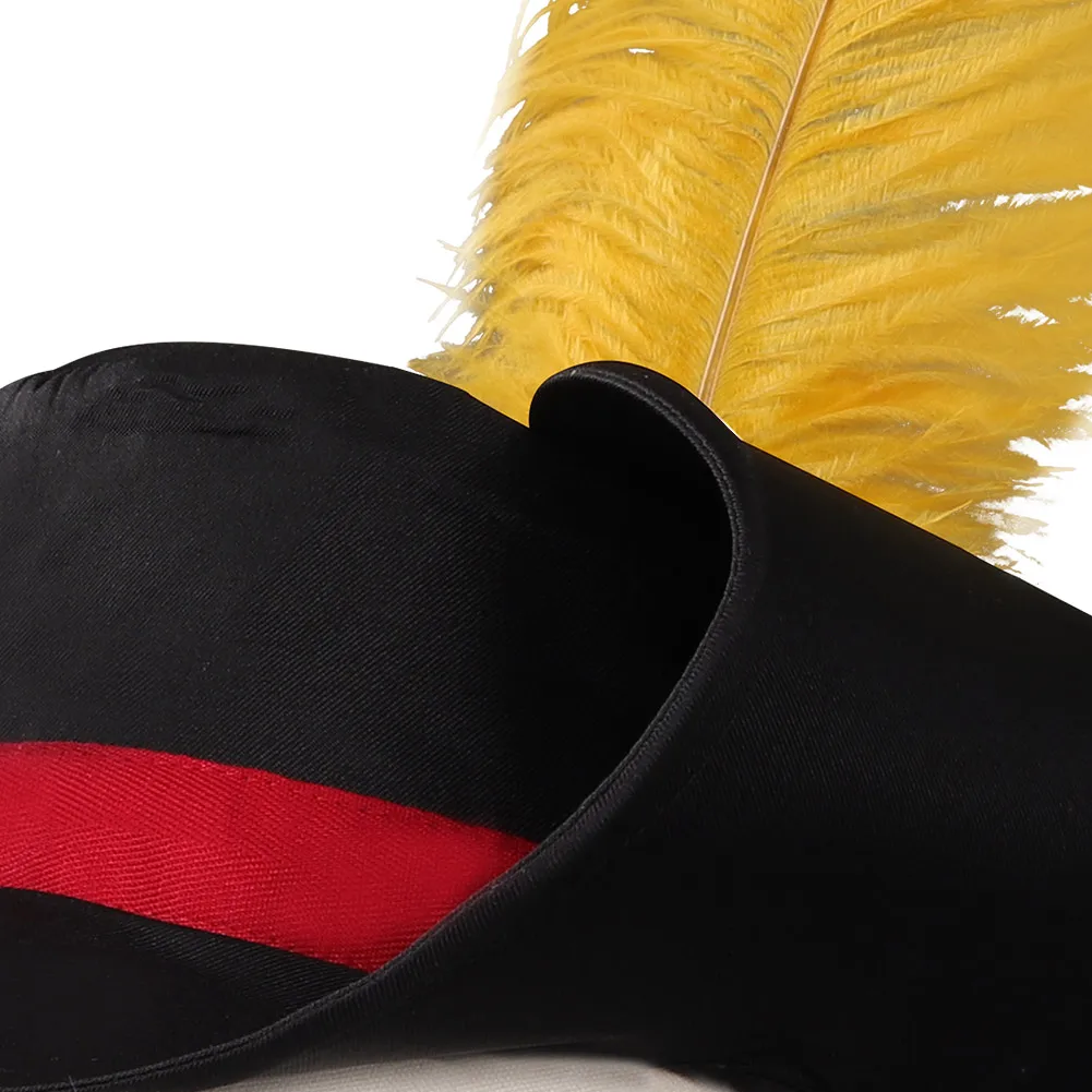 Puss in Boots: The Last Wish Cosplay Hat Cap Costume with Feather Accessories Prop Gifts For Kids Children Role Play