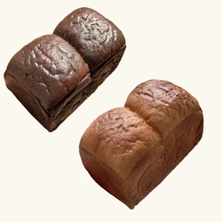 Slow Rebound Faux Bread Models Soft Chocolate Sticky Rectangle Toast Food Blocks Ideal Props Brunch Shop Display Showcases Gift
