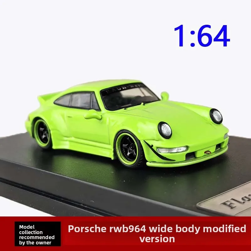 

Литой под давлением масштаб 1:64 Porsche Rwb 944, модифицированная модель автомобиля из сплава с широким корпусом, Коллекционная игрушка, подарок, сувенир, украшение для дисплея