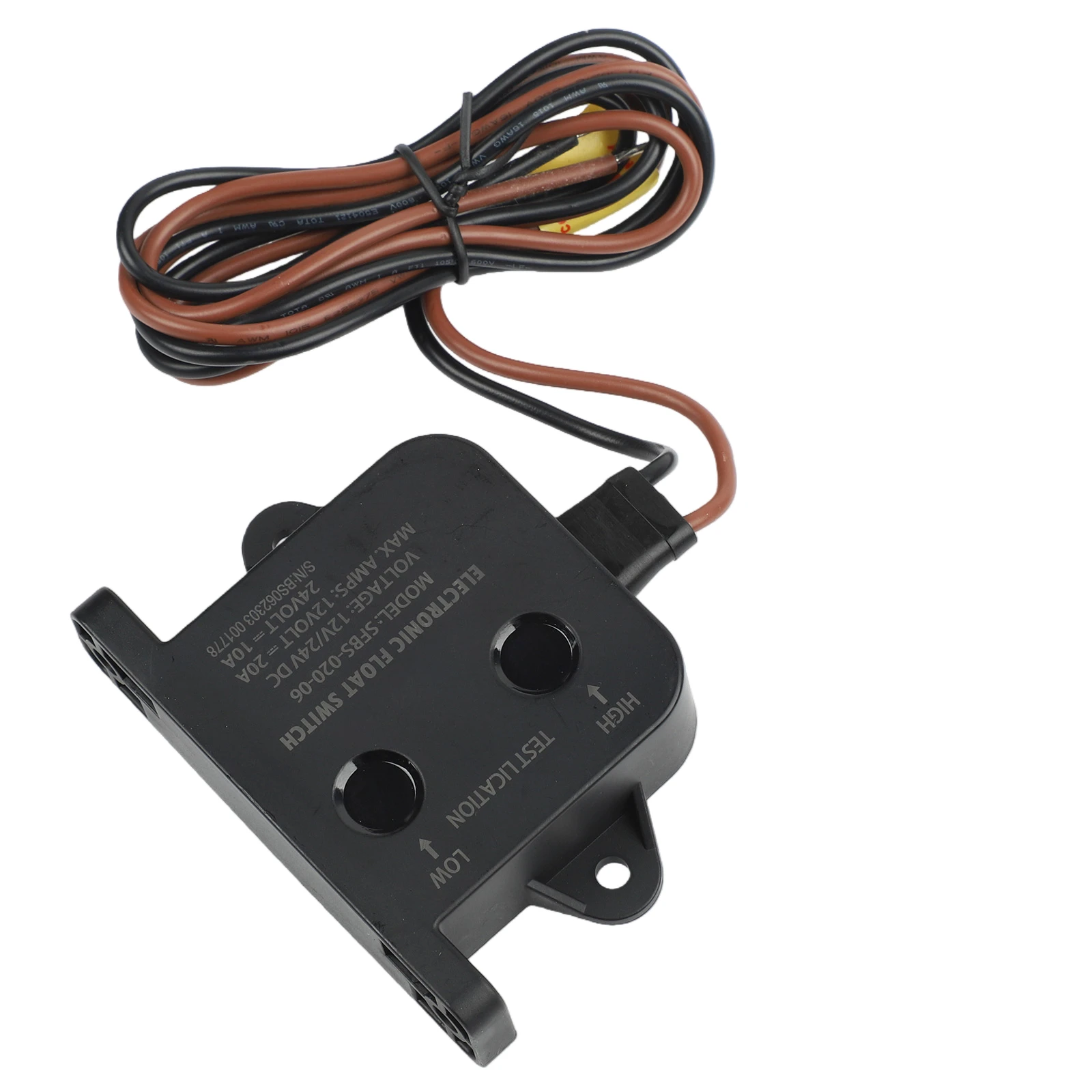 Water Level Switch 12V/24V 20A/10A Marine Bilge Pomp Sensor Electric Bilge Float Automatic Switch With 18AWG 1000mm Wire Leads