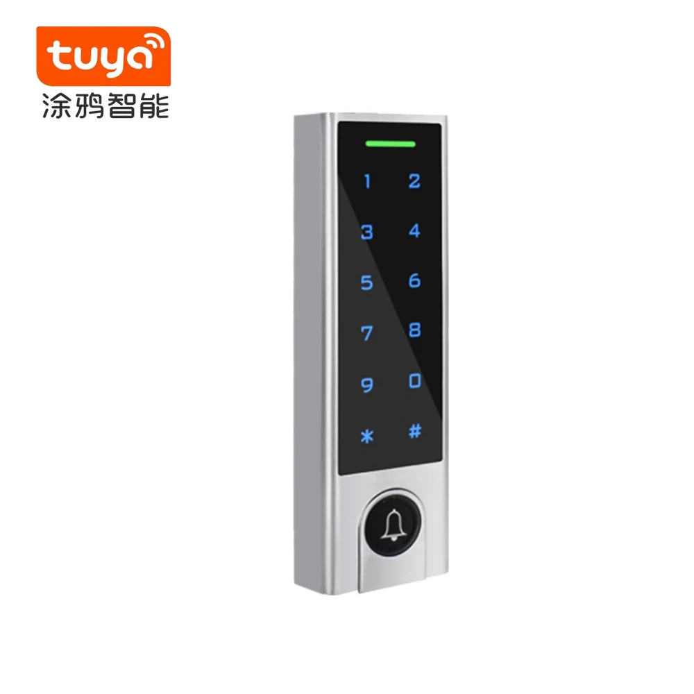 WIFI Tuya Smart App Door Access Control Keypad Standalone ID RFID Access Controll Fingerprint EM Card Reader IP66 Waterproof