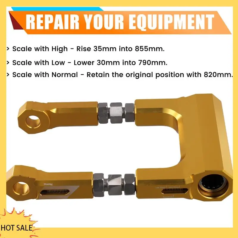 

A66Z CNC Motorcycle Seat Lowering Links Kit Suspension Linkage Drop Kit For BMW S1000R 14-16 S1000RR 10-13