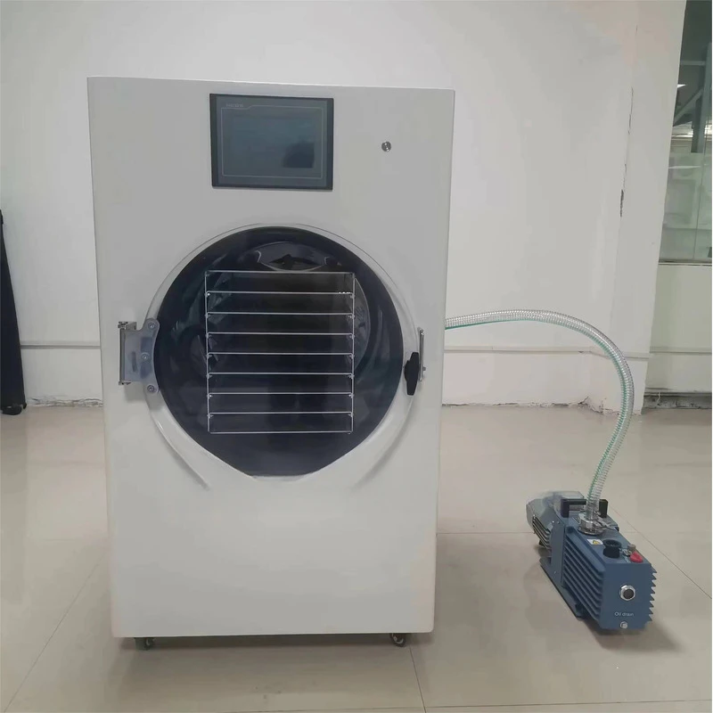 VBJX 10 كجم 40 كجم 50 كجم تجاري أوتوماتيكي بالكامل من الفولاذ المقاوم للصدأ مجفف تجميد صغير محمول