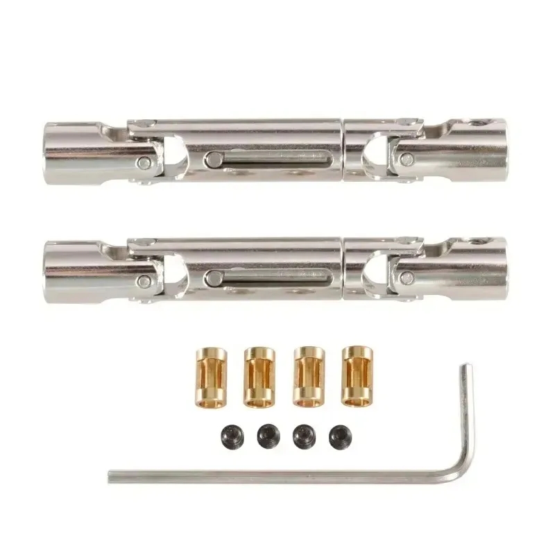 For 2pcs Metal Drive Shaft Driveshaft  Car Upgrades Parts For Second-generation 4×4 RC MN Model 1/12   MN98 MN99s Popular