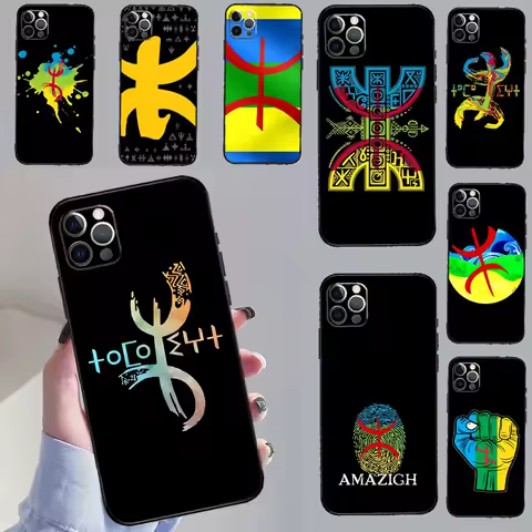 Amazigh Symbol Berber Academy Phone Case For Samsung Galaxy S25 Ultra S20 S21 S22 S23 S24 Plus S9 S10 S24 FE Cover Shell