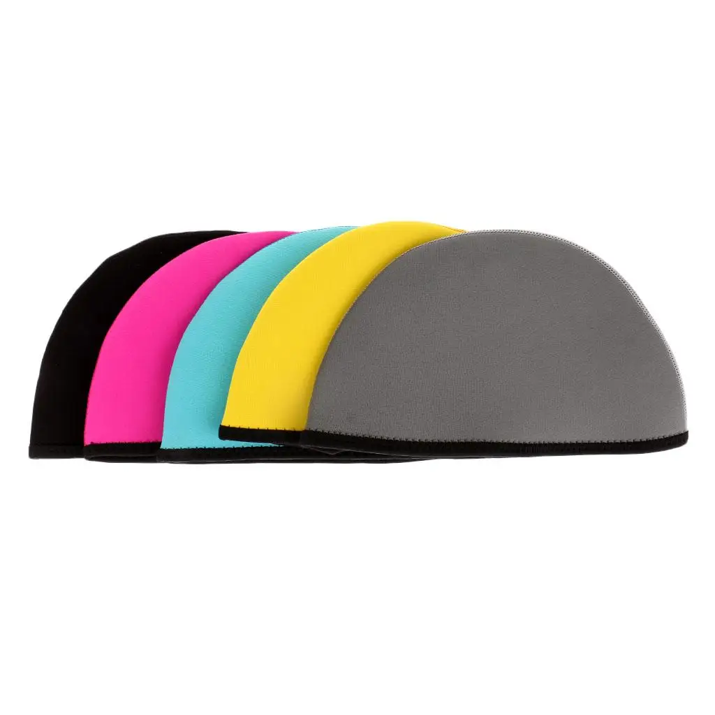 

Гидрокостюмы 2 мм, шапочка из неопрена, теплая шапка-бини, водонепроницаемая эластичная шапочка для плавания для парусного спорта, езды на велосипеде и приключений на открытом воздухе