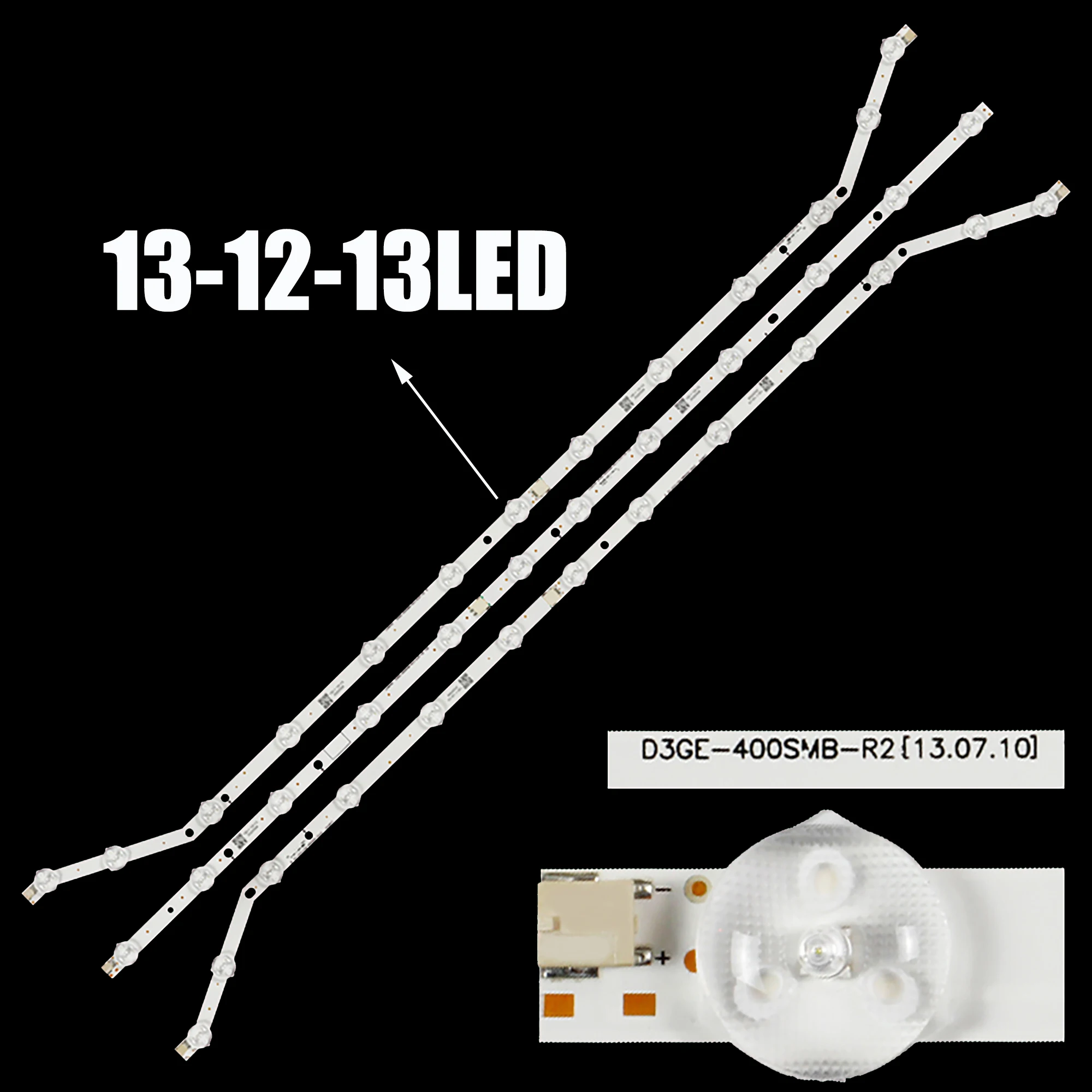 Listwa oświetleniowa LED do UN40FH6203 UN40FH5303 UN40FH5205 UN40FH5303G UN40FH5205G D3GE-400SMB-R2 D3GE-400SMB-R3