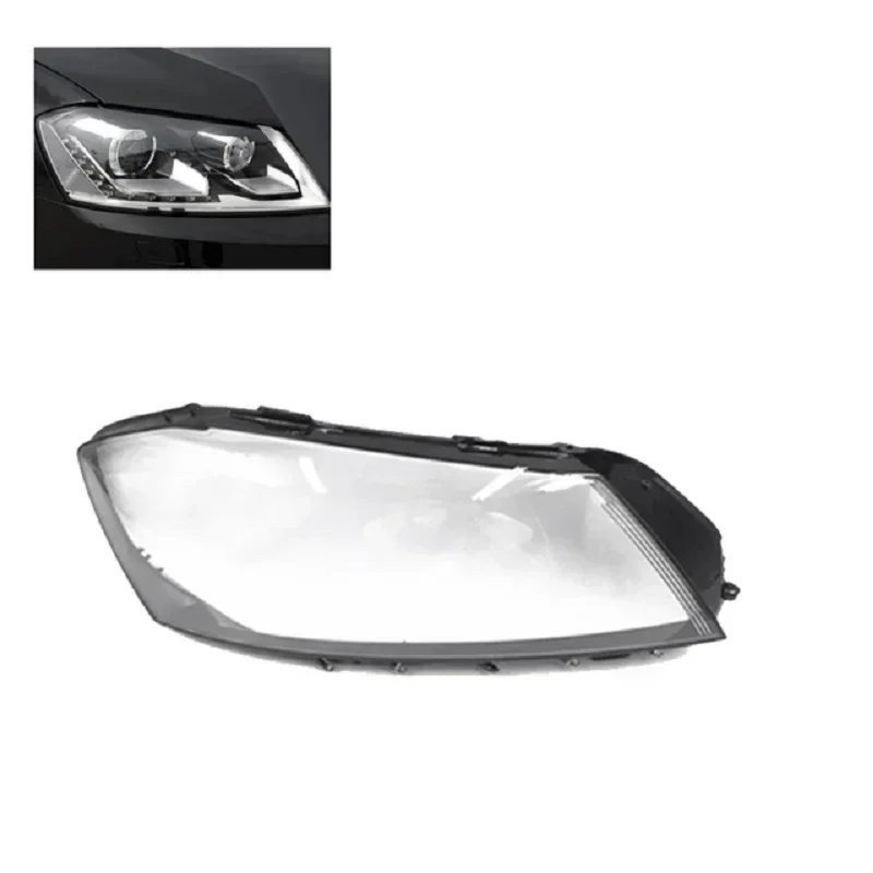 Car Front Headlight Transparent Lampshade Headlamp Cover Lens For Volkswagen For VW Passat B7 / Magotan B7L 2012 2013 2014 2015