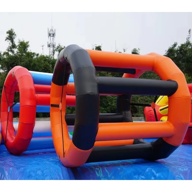 Inflatable Water Drum Roller Ball Commercial Water Walking Zorb Hamster Wheel for Events Entertainment