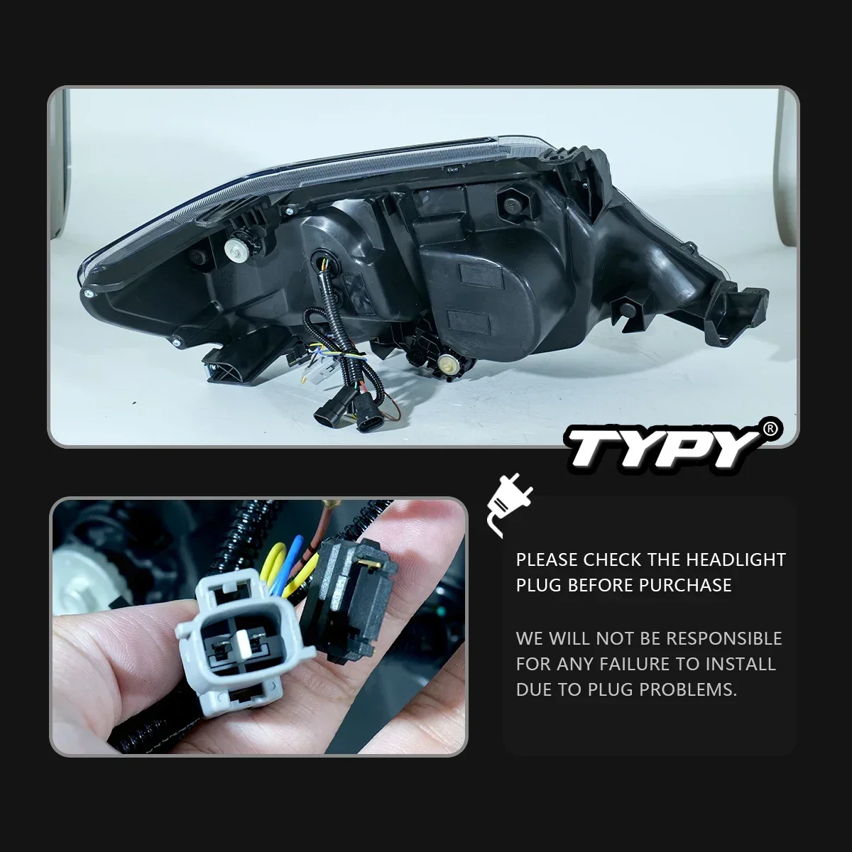 

Автомобильная фара для Toyota Fortuner 2012-2015, обновленная, модифицированная для нового DRL, динамический указатель поворота, светодиодная фара, автоаксессуары