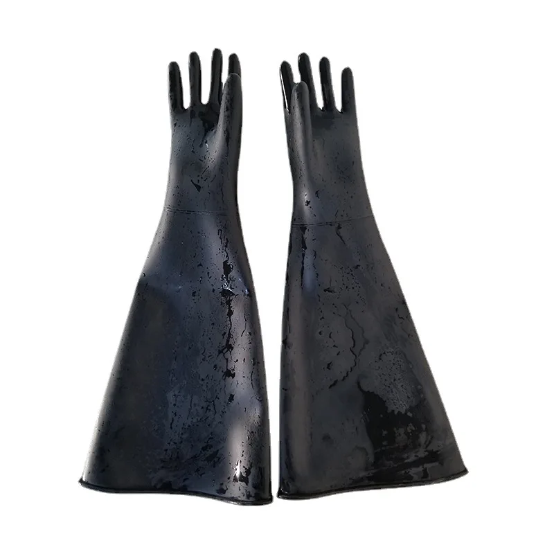 

Special gloves for sandblasting machine Thickened wear-resistant sandblasting machine accessories Sandblasting gloves
