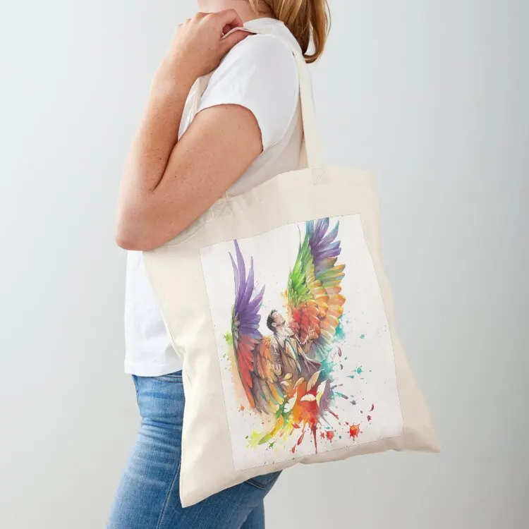 

Rainbow Castiel Tote Bag bag luxury women eco pack tote bag men great
