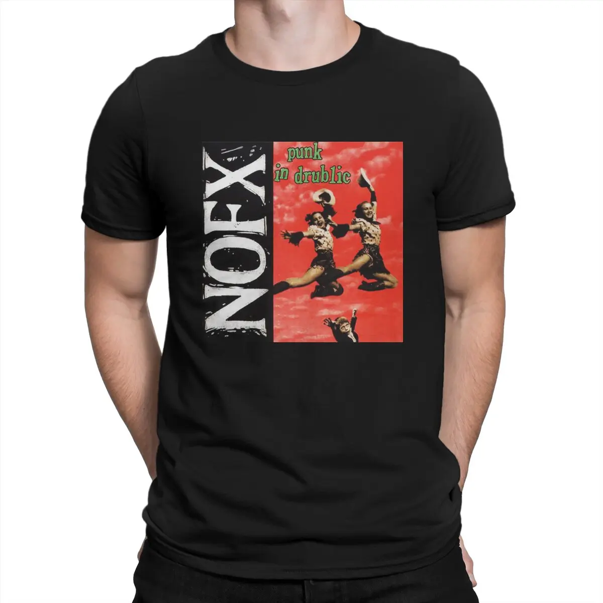 Men T-Shirts New Art NOFX  Funny Cotton Tees Short Sleeve Music Band T Shirt Round Collar Clothes Summer