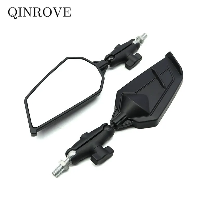 8 10MM Motorcycle Rearview Mirror ABS Foldable Side Mirror Universal For Triumph Trident 660 Tiger Street Triple 675 765 KTM BMW