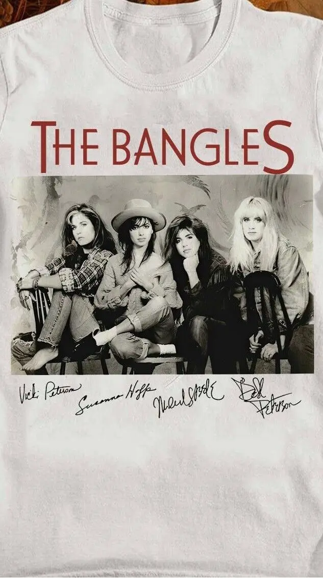 The Bangles Signature White T Shirt Size S-3XL Fast shipping