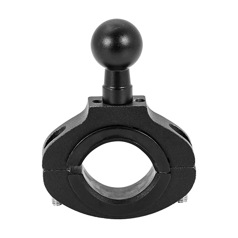 17MM Tough Clamp Mount with Rubber Ball Head for Motorbike Bicycle