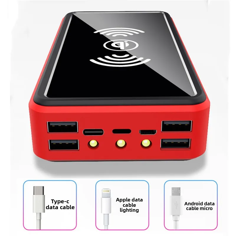 

30000 MAh 100000mah 50000mah Creative BCAK Wireless Power Bank Solar Power Bank Large Capacity Power Bank