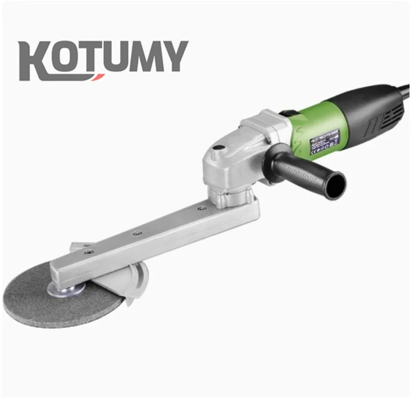 110V/220V 800W Angle Polisher Adjustable Speed Fillet Weld Grinder Stainless Steel Corner Grinding Machine for Metal Processing
