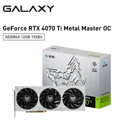 GALAXY New Graphic Card RTX 4070 Metal Master OC 12GB GDDR6X 192Bit RTX 4070Ti 12VHPWR Gaming GPU Video Cards placa de video