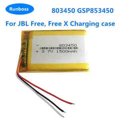 803450 853450 1500mAh Li-Po Li-Polymer Rechargeable Pack Battery GSP853450 for JBL Free, Free X Charging Case