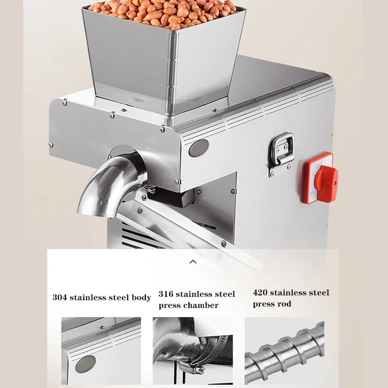 220V/1000W Commercial น้ำมัน FTT-113สแตนเลสร้อนและเย็น Fryer ถั่วลิสงงาน้ำมันน้ำมันสารตกค้างแยก