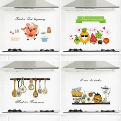 Kitchen oil proof sticker oil smoke wall tile wall transparent wall paste  high temperature resistant self-adhesive sticker
