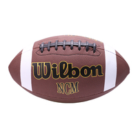 1PC High Quality Sports Size 3 6 9 Grip Official PU Leather Adult Kids Rugby American Football Balls