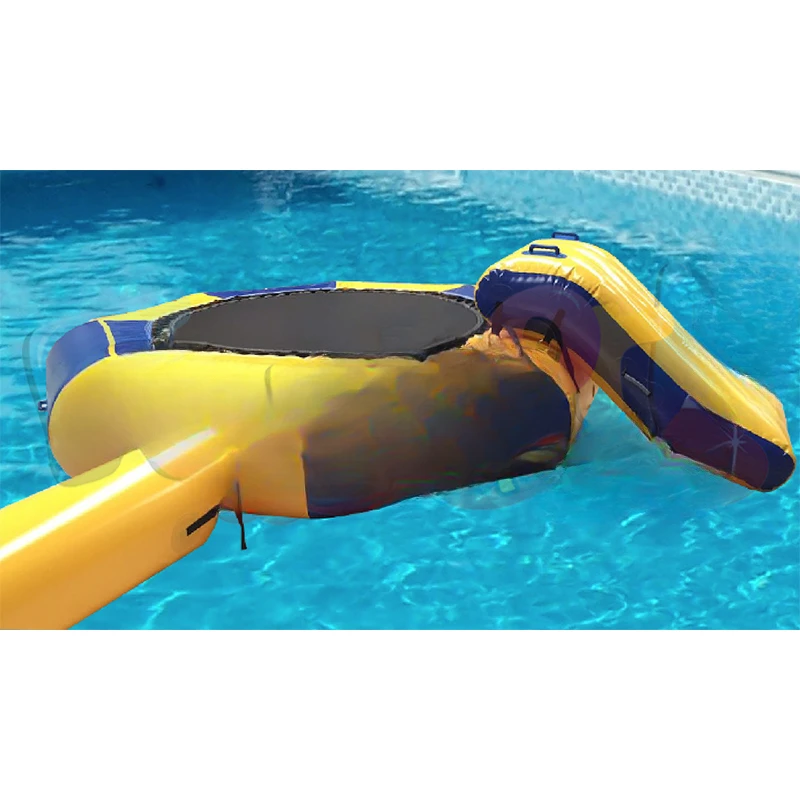 Customized inflatable trampoline water jumping bed