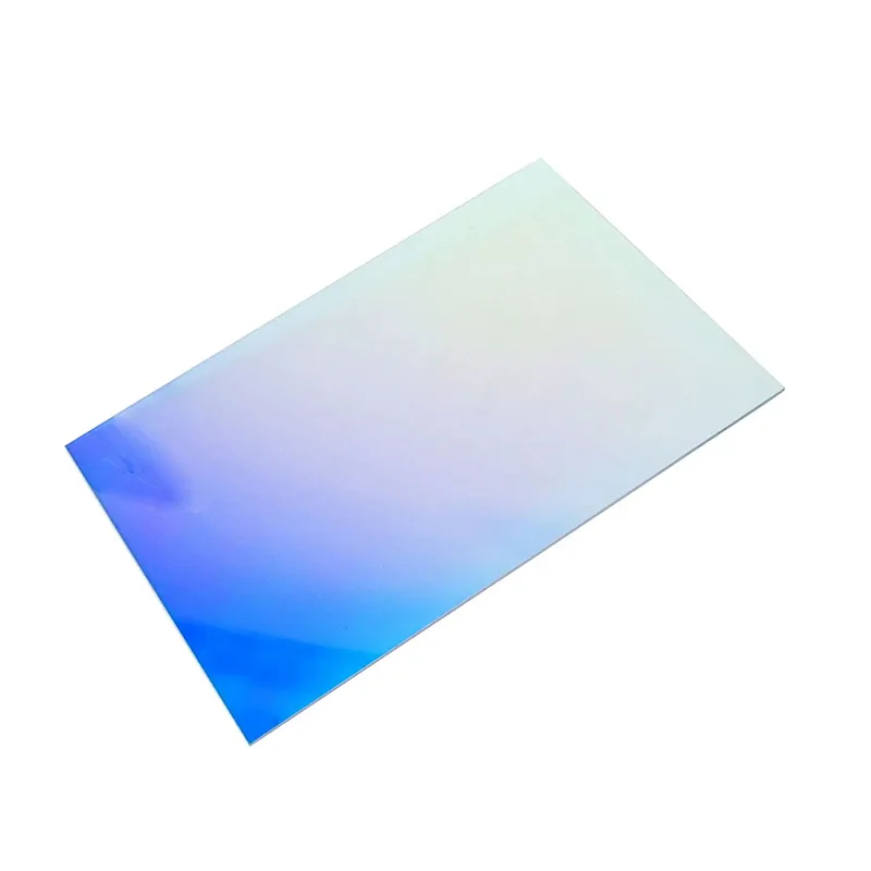 1 Pack Iridescent Acrylic Sheets 2.6mm Thick Colored Acrylic Sheets For Laser Cutting,Craft,Signs, Decorative Boards