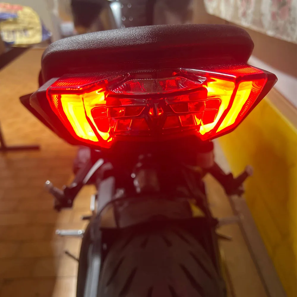 For Yamaha MT-09 FZ-09 FZ09 MT09 2017 2018 2019 2020 E-Mark Rear Tail Light Brake Turn Signals Integrated Motorcycle LED Light