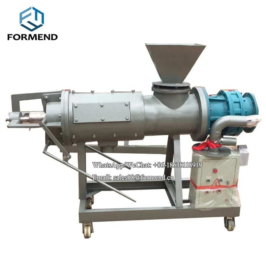 2021 hot sale poultry pig chicken cow dung manure dewatering machine