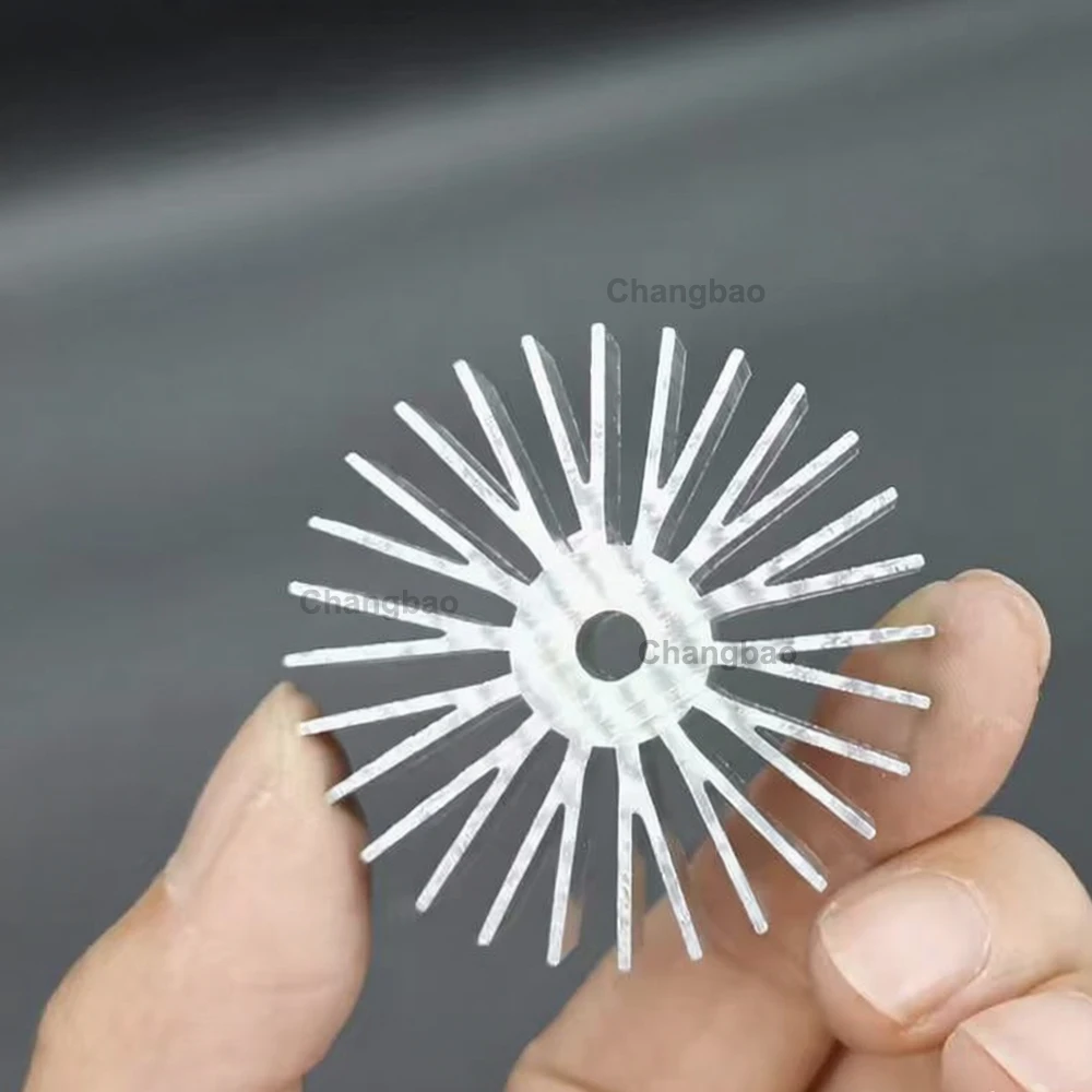 Diameter 45mm LED Radiator 3W SMD Plastik Bulb Light Heatsink