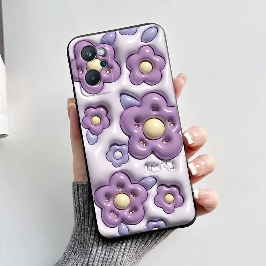 Mobilie Phone Case For Realme 9i 4G Full Coverage Phone Case Suitable For Realme 9i 4G Beautiful Painted Soft Silicone  Covers