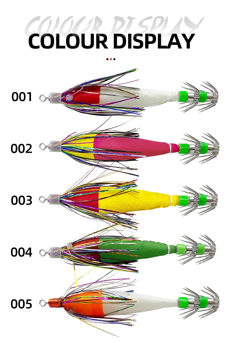 ShareShark 5/10 Stück/Beutel Leuchtender Tentakel Weicher Tintenfisch-Köder Doppelschichtiger Regenschirmhaken Tintenfisch-Jig Bionischer Köder – Detail 7