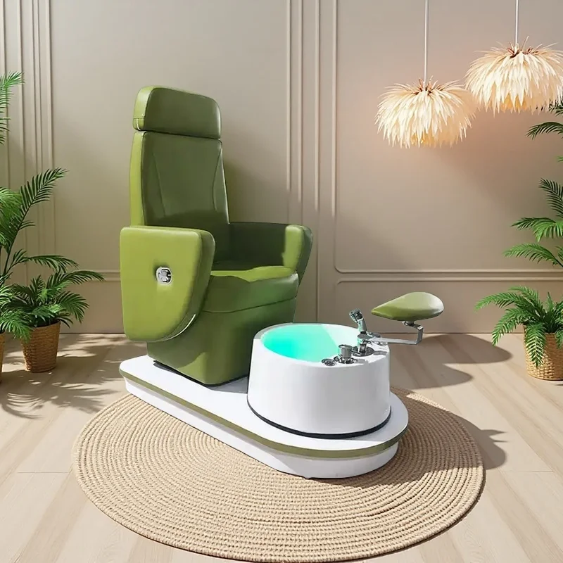

Armchair Salon Pedicure Chair Footrest Stool Furniture Drainage Pump Seven-color Surfing Silla Para Pedicura Profesional Chair