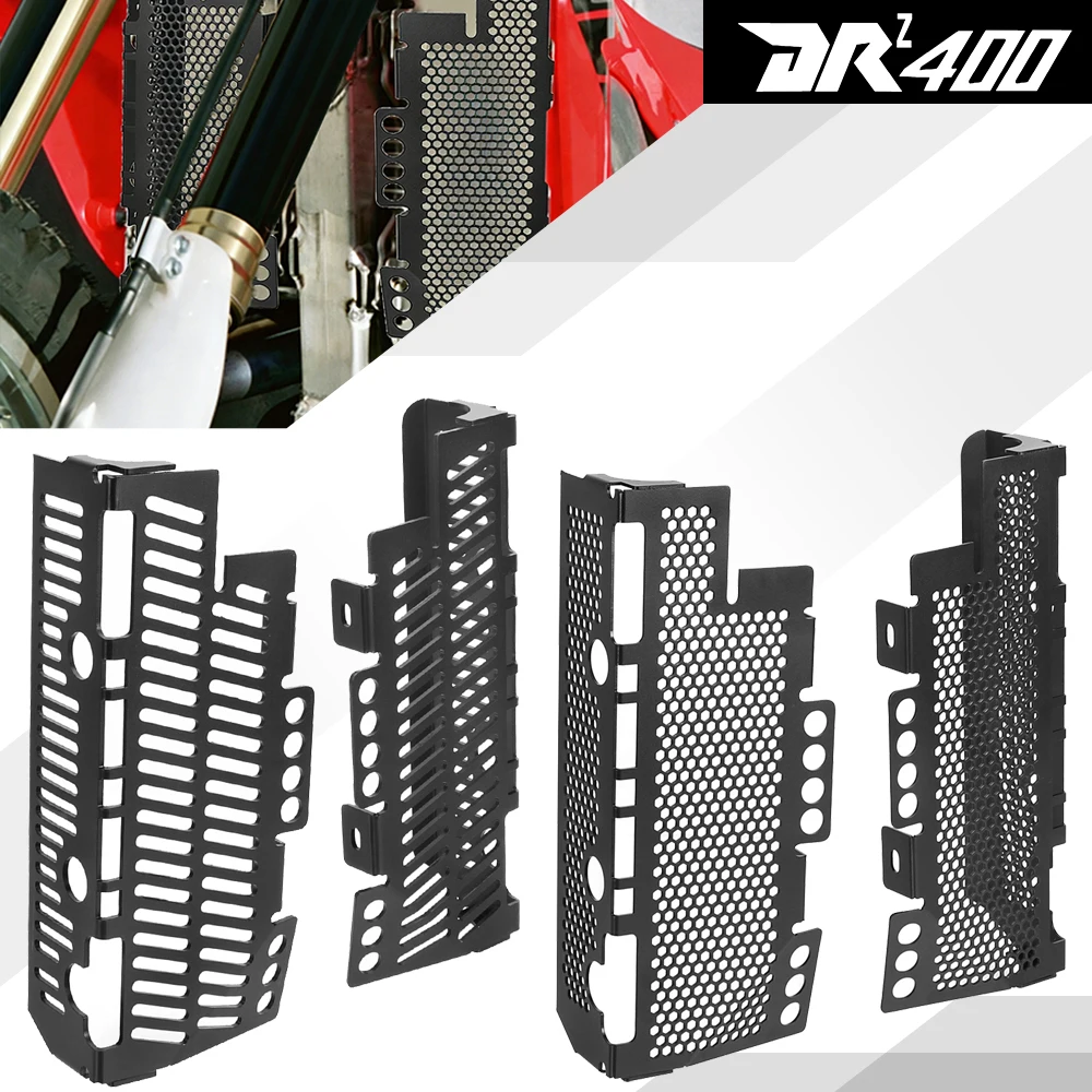 

DRZ400E DRZ400S For Suzuki DR-Z400SM DRZ400 DRZ400SM Aluminum Motorcycle Radiator Guard Engine Cooler Grille Cover Protection