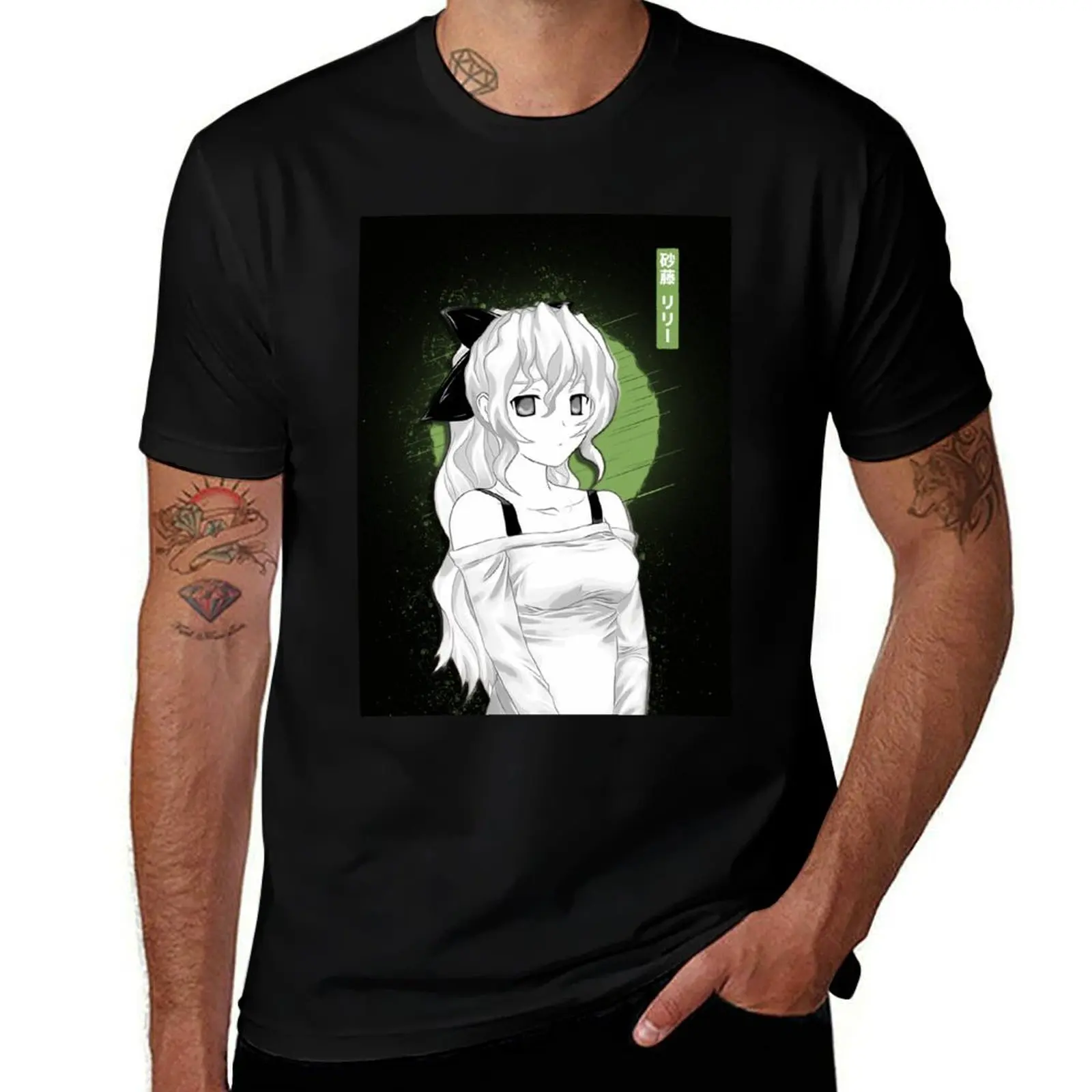 Lilly Katawa Shoujo T-Shirt Basic Short Sleeve for Men T-Shirt