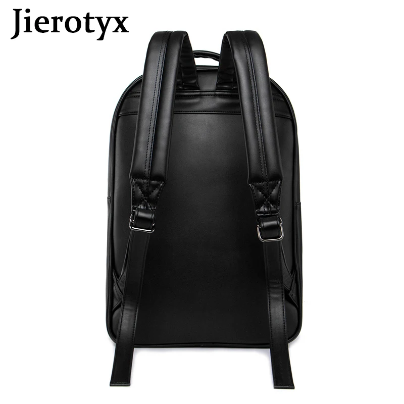 JIEROTYX Gold 3D Animal Head Backpack for Women Studded PU Leather Cool Laptop Backpack College School Bookbag Men Gothic Style