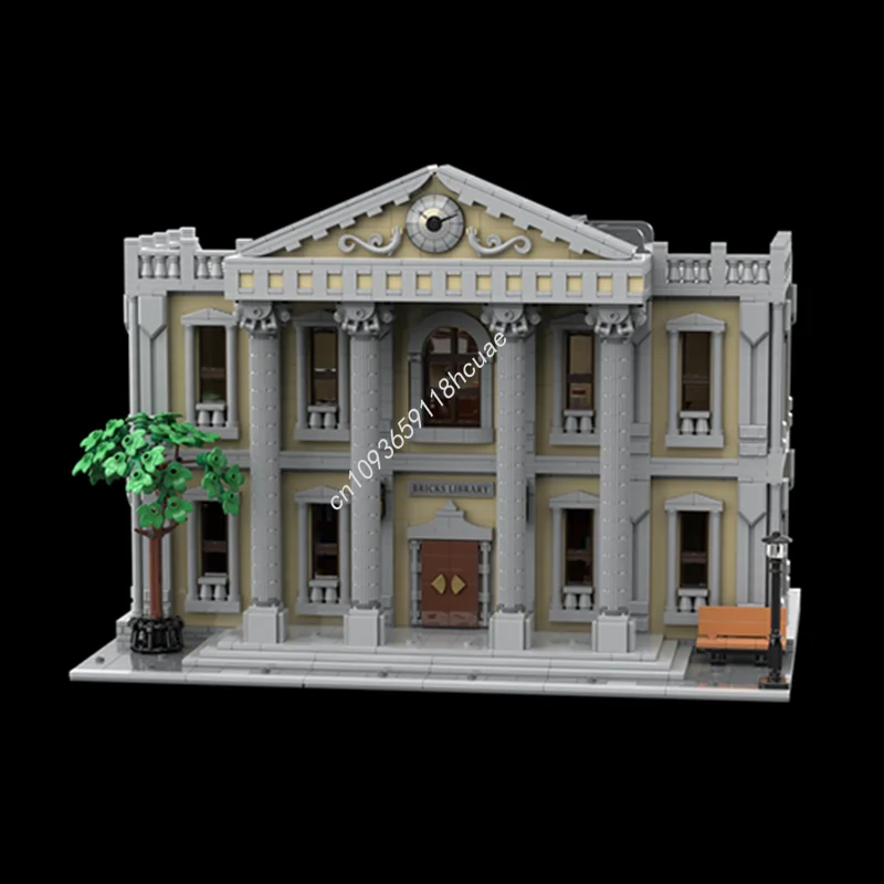 3945 pz MOC BRICKS LIBRARY Modulared Blocchi di Costruzione di Modello Assemblare Idea FAI DA TE Regali Di Natale Educazione Mattoni Giocattolo Per Bambini Di Compleanno
