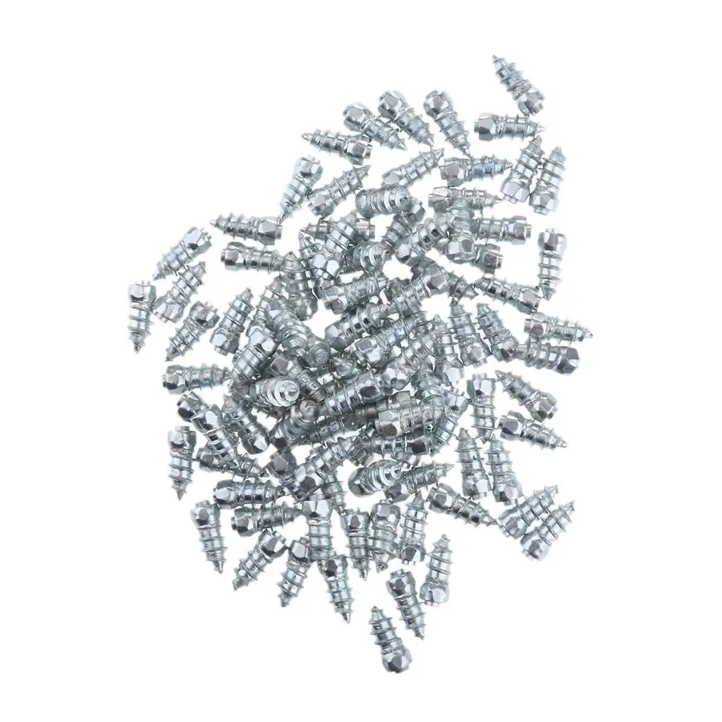 

100 шпилек для шин из сплава автомобиля/квадроцикла/грузовика/мотоцикла, противоскользящие