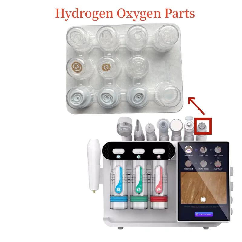 Newface Hydra Dermoabrasión Kit de limpieza profunda conjunto completo puntas de hidrodermoabrasión cabezales boquillas para masajeador al vacío