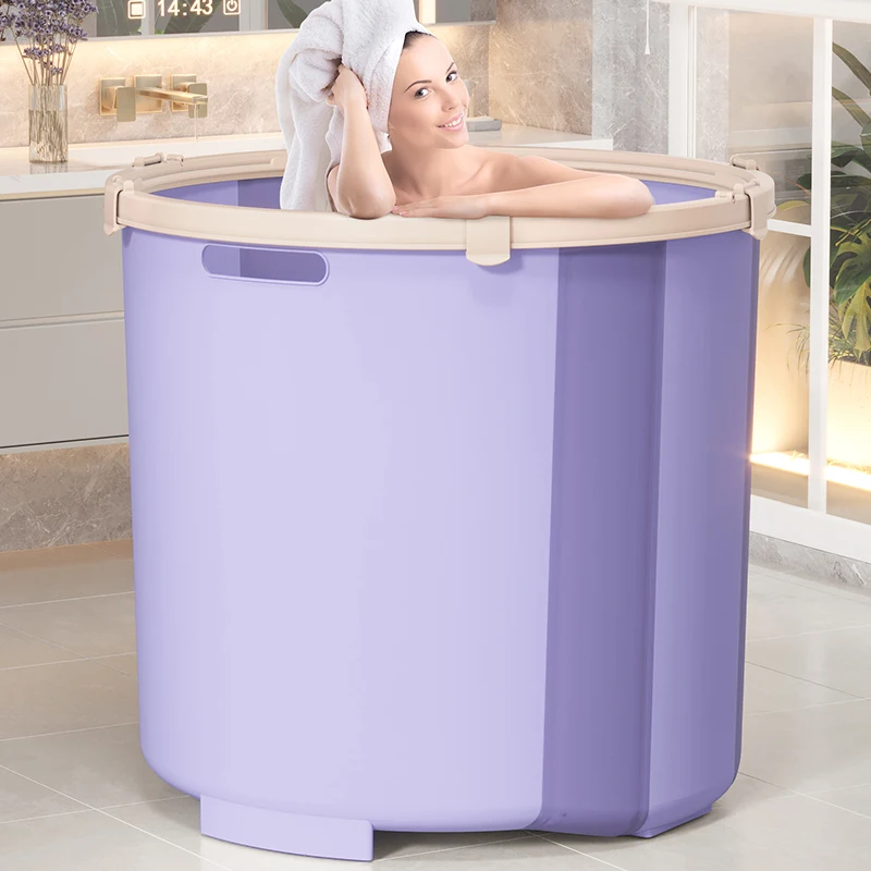 Standing Drainer Sit Bathtubs Childre Large Women Hot Portable Bathtubs Adults Bucket Baignoire Pliable Adulltes Home Furniture