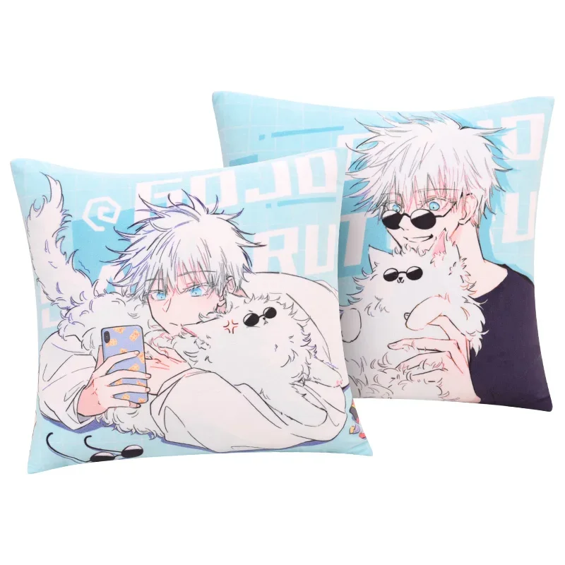 Stuffed Jujutsu Kaisen Gojo Satoru 40cm Pillow Toys for Children Adults Sofa Decor Cushion Cute Gojo Satoru Collectible Gift Toy