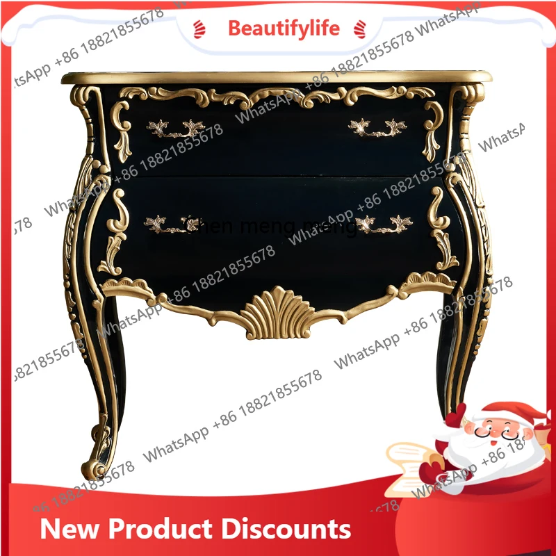 

D178 d06 American Country Light Luxury Dining Room Storage Organizer Living Room Storage Entryway Partition European Style Sideb