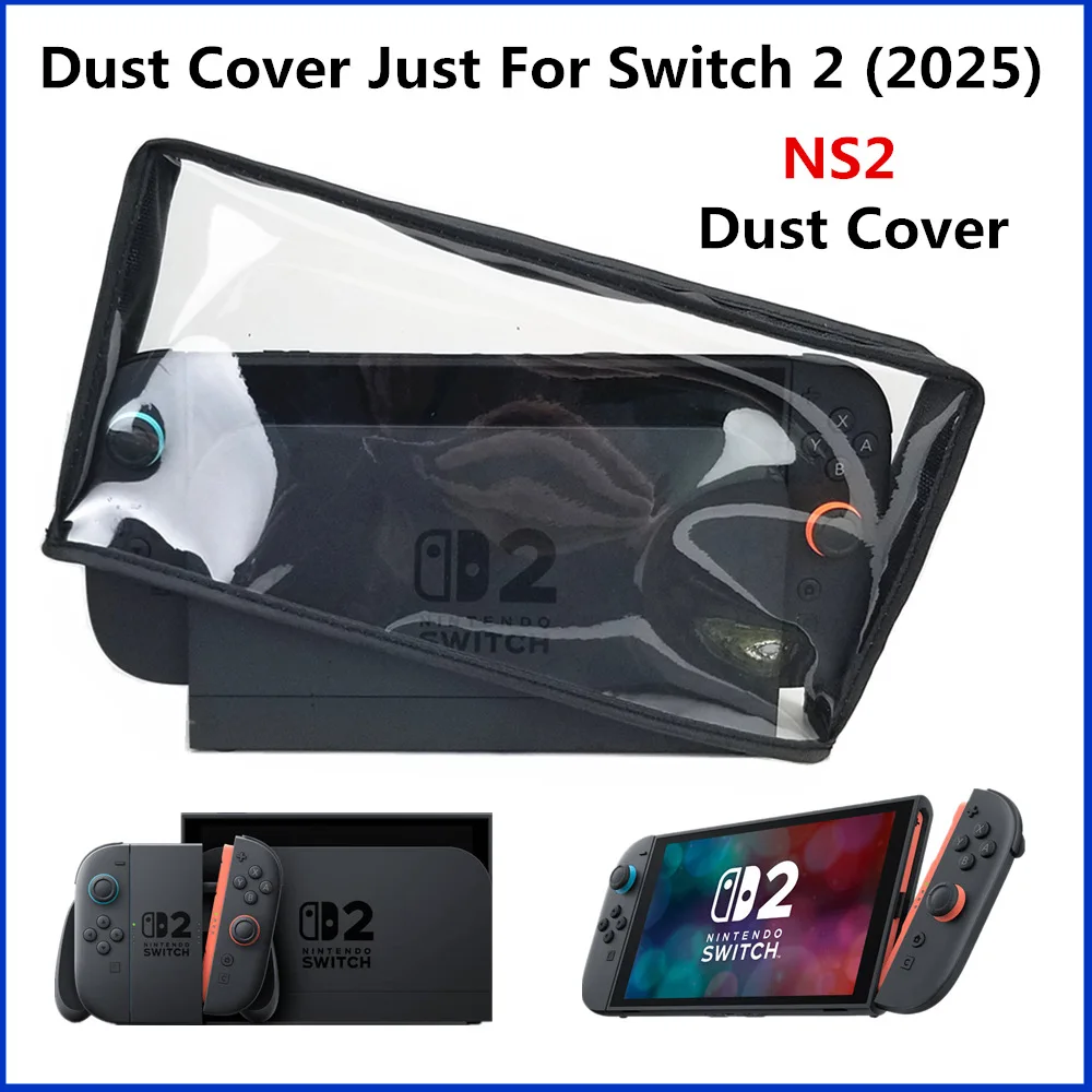 

New Dust Cover for Nintendo Switch2 Anti Scratch Dust Guard Waterproof Cover Sleeve for nintendo switch games Shell