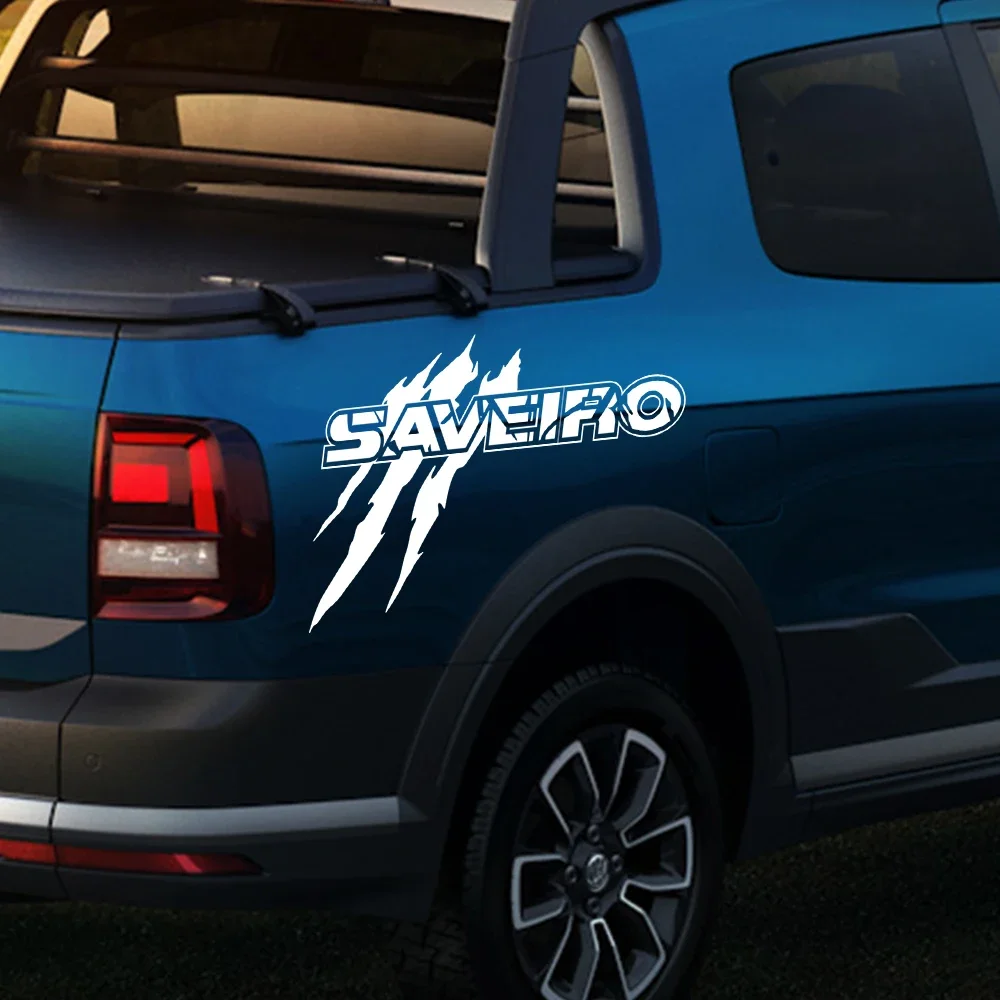 Car Stickers For VW Volkswagen Saveiro Robus Cross G1 Pickup Truck Bed Graphics Claw Styling Decor Decal Auto Tuning Accessories