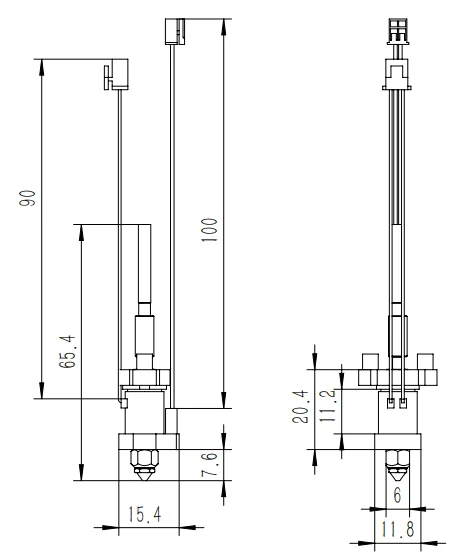 Ender 3 V3 Plus Hotend-Baugruppe Upgrade Ender 3 V3 Keramik-Hotend für Creality 3V3 Plus Extruder Ender 3 V3 Plus Zubehör – Detail 2