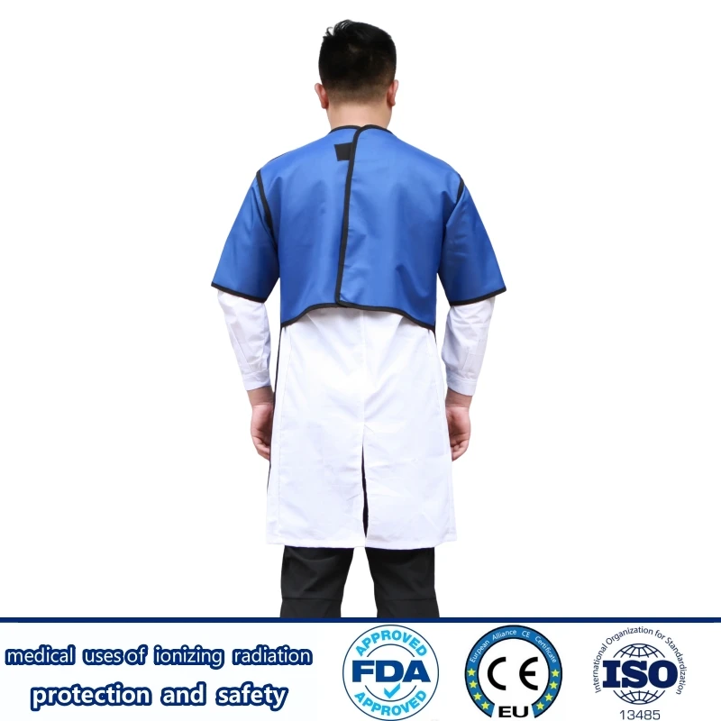 0.35/0.5mmpb Short Sleeve Lead Apron X-Ray Radiation Protection Lead Clothing Dental CT Radiology Gamma Ray Shielding Lead Coat