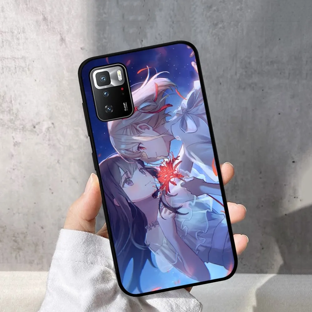 Lycoris Recoil Inoue Takina Phone Case For Redmi Note 4 X 5 A 6 7 8 Pro T 9 Pro 9S 10 Pro 11 Pro 11S 11Epro PocoM3pro